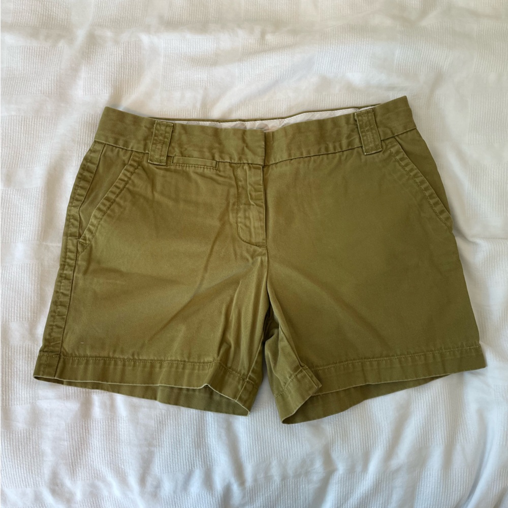 J. Crew Chino Twill Mid-Rise Shorts 4.5” inseam